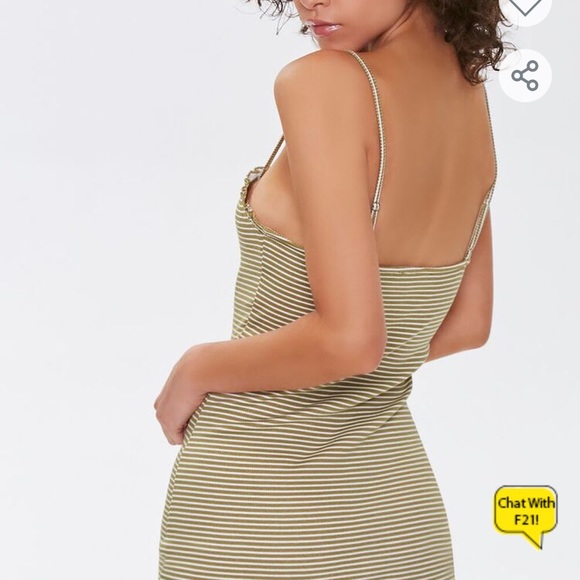 Forever 21 Striped Sweetheart Mini Dress - Picture 4 of 4